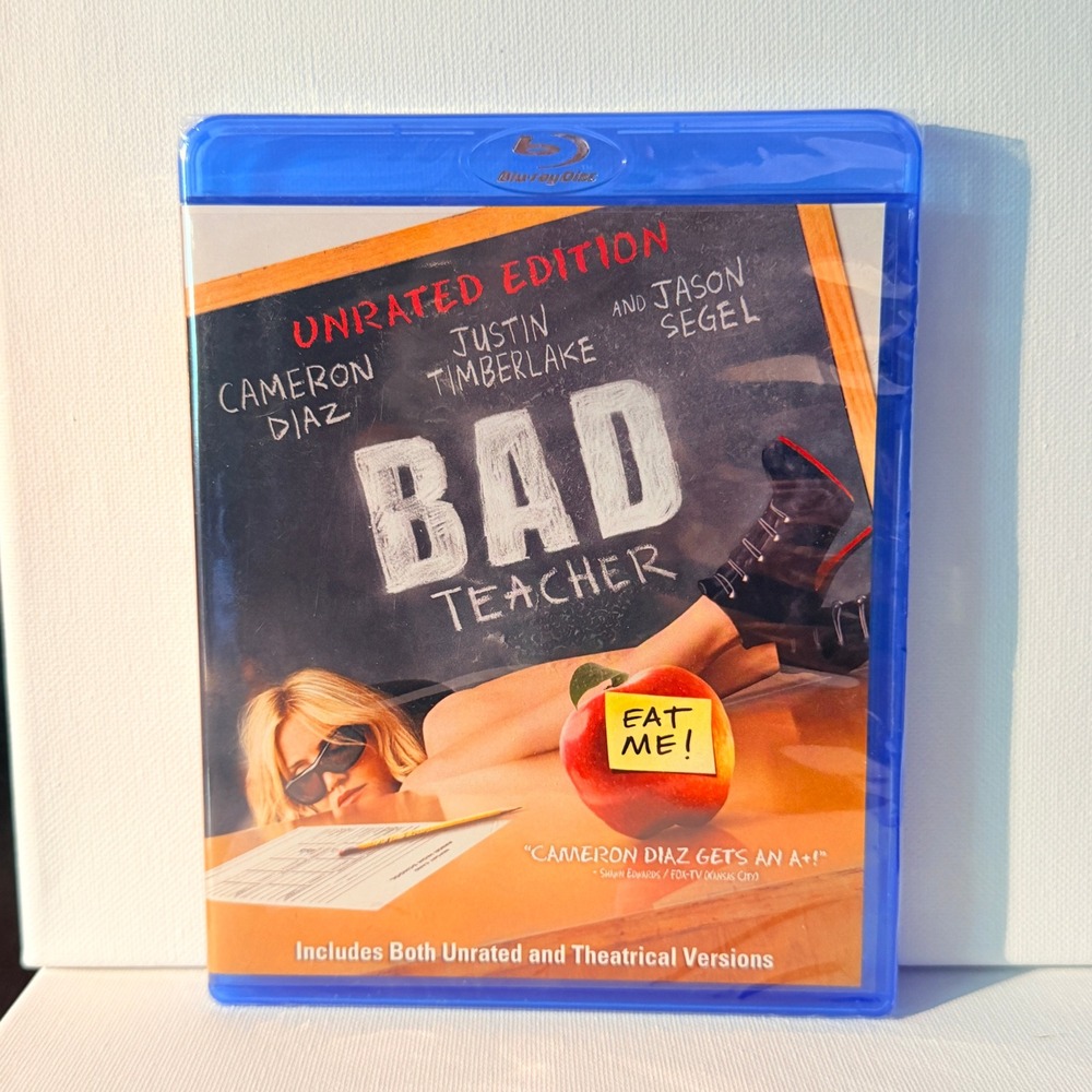 NEW Bad Teacher Blu-ray Unrated Edition Cameron Diaz Justin Timberlake Sealed